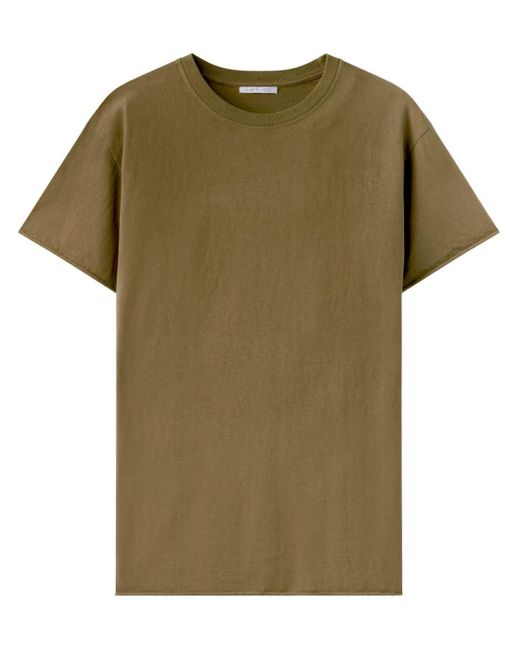 John Elliott Green Vintage Melange Cotton T-shirt for men