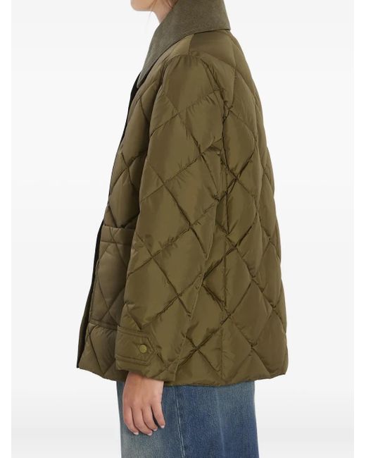 Herno Green Quilted Down Jacket