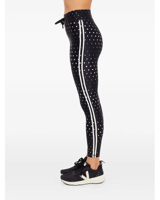 The Upside Black Moonstone Stripe Leggings