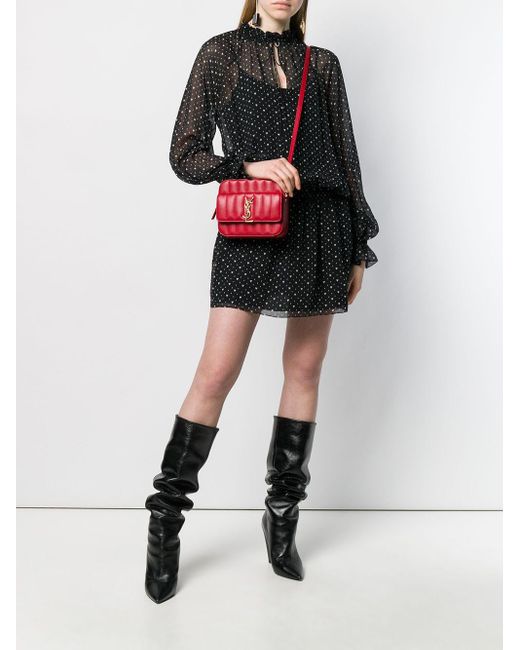 saint laurent vicky quilted leather camera bag