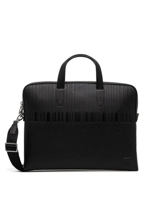 Paul Smith Leren Laptoptas in het Black voor heren
