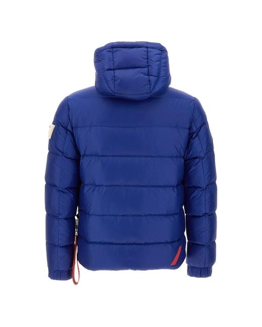 AFTER LABEL Blue Verbier Quilted Down Jacket for men