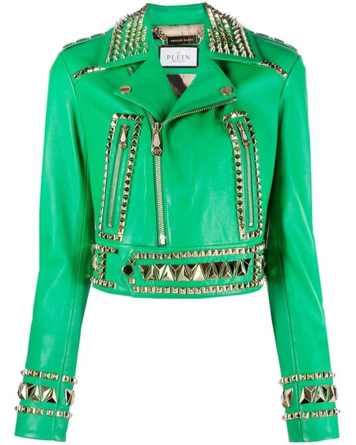Philipp Plein Green Jacke & Anorak