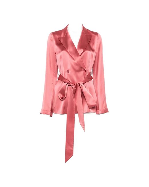 Joseph Pink Archer Button-Up Blazer