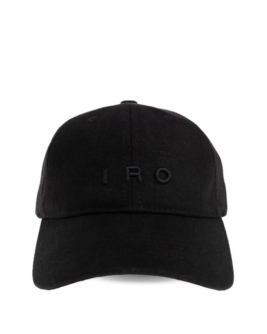 IRO Black Logo Baseball Cap