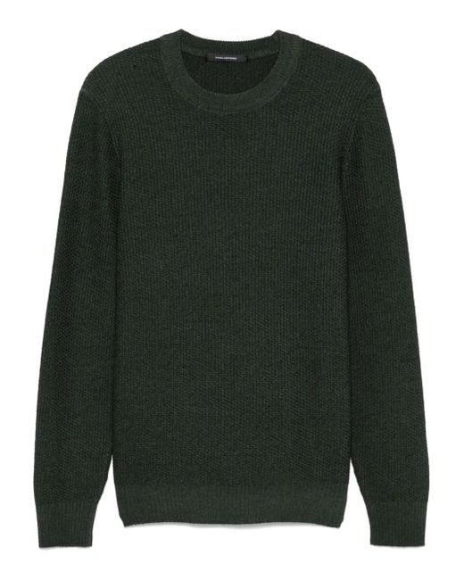 メンズ Tagliatore Virgin Wool Jumper Green