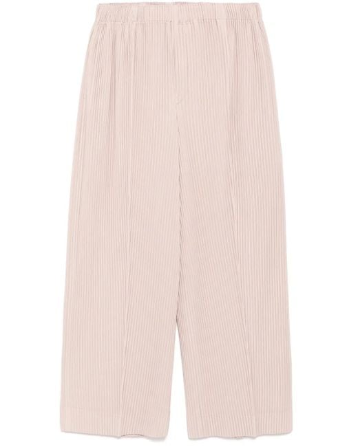 Pantalones capri con pinzas Homme Plissé Issey Miyake de hombre de color Pink