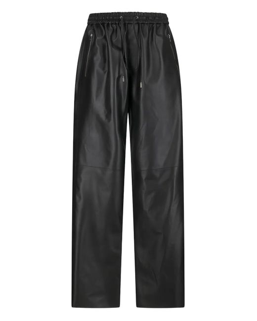 Desa Nineteenseventytwo Lederhose mit Kordelzug in Gray für Herren
