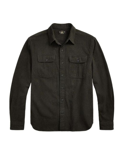 RRL Klassisches Hemd in Black für Herren