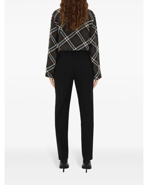 Camisa con motivo Vintage Check Burberry de color Black