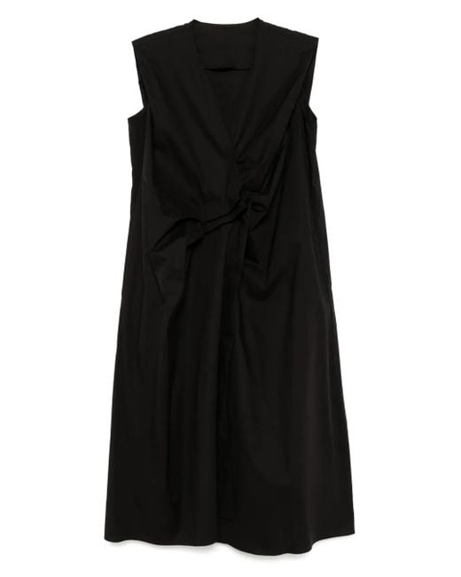 JNBY Black Ärmelloses Kleid Mit V-Ausschnitt