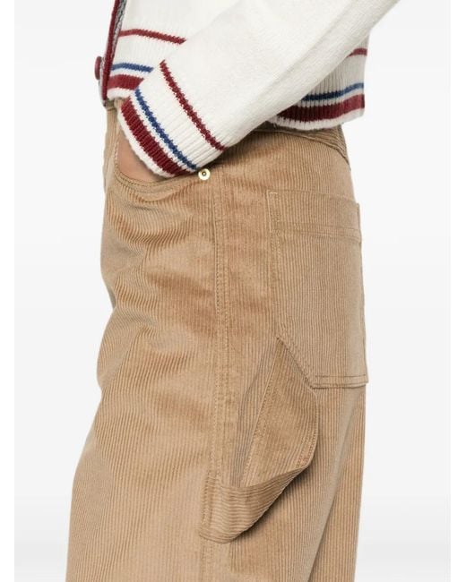 DARKPARK White Corduroy Trousers