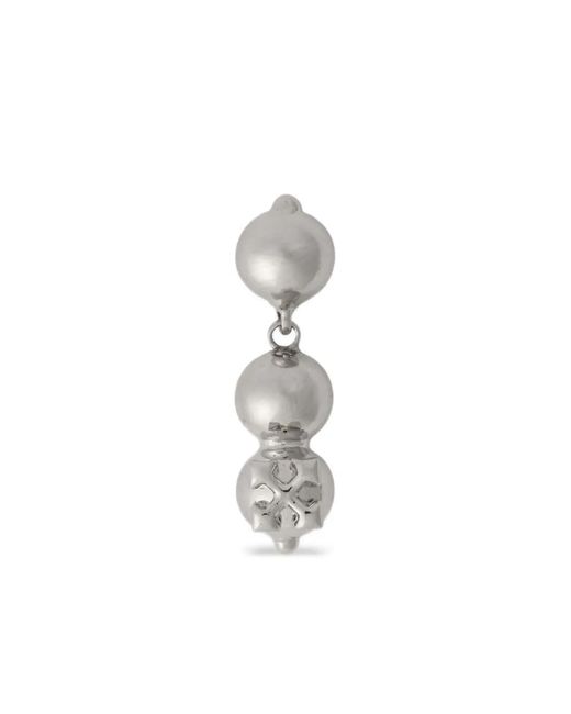 Off-White c/o Virgil Abloh White Arrow Ballchain Earring for men