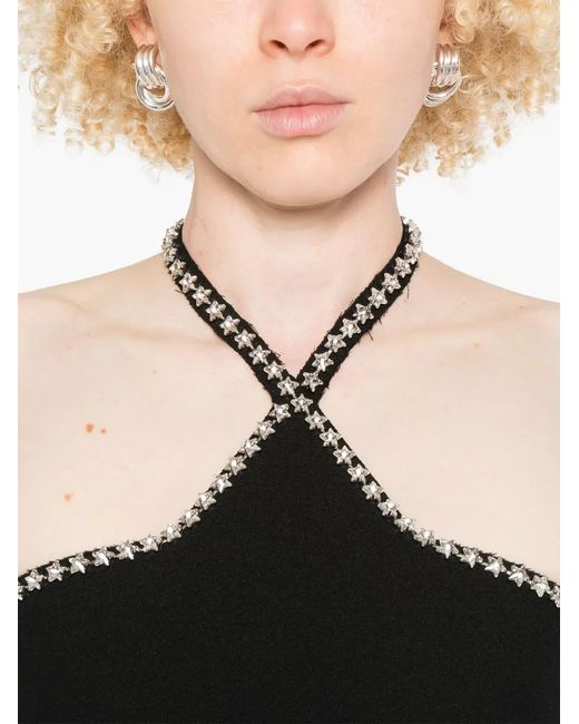 MSGM Black Embellished Jumpsuit