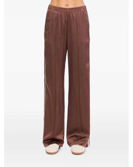 The Upside Brown Marnie Side-Stripe Track Pants