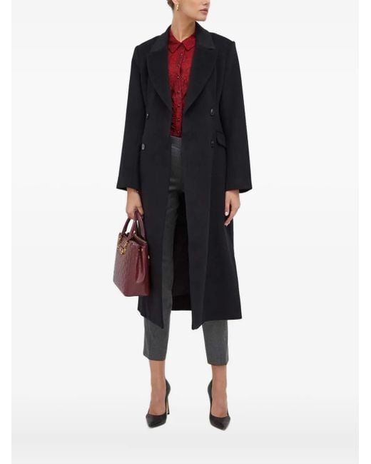 Manteau À Boutonnière Croisée Notes Du Nord en coloris Black