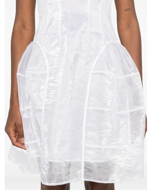 CECILIE BAHNSEN White Claudie Mini Dress