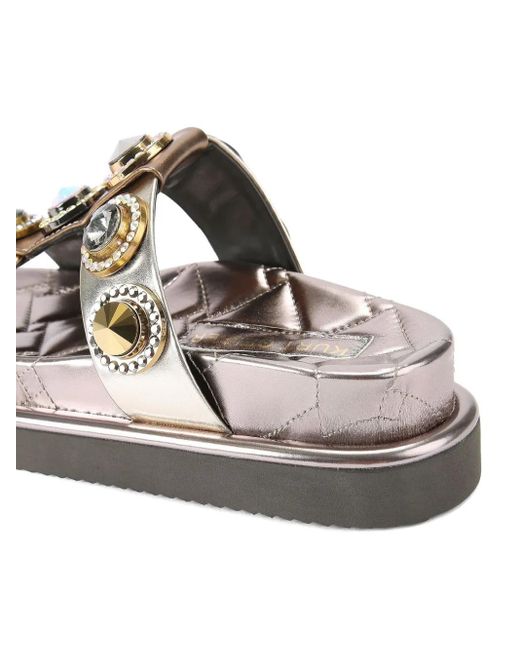 Kurt Geiger Orson サンダル Metallic
