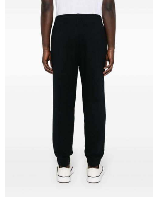 Pantalones de chándal con logo Maison Kitsuné de hombre de color Black