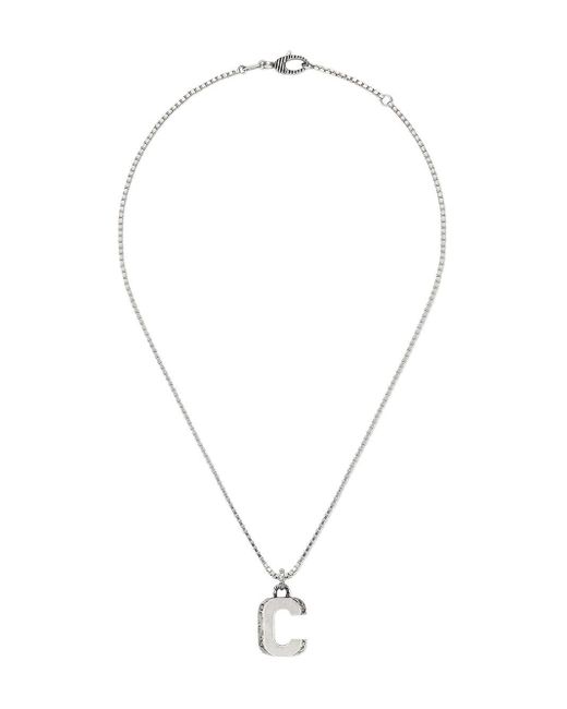 gucci initial necklace