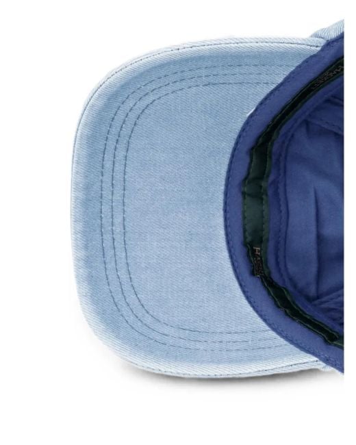 Hackett Blue Logo-Embroidered Baseball Cap for men