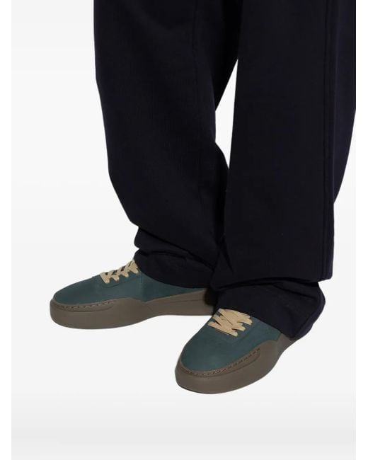 Lacoste Green Aura Leather Sneakers for men