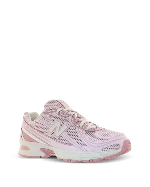 New Balance Purple 740 Panelled Sneakers