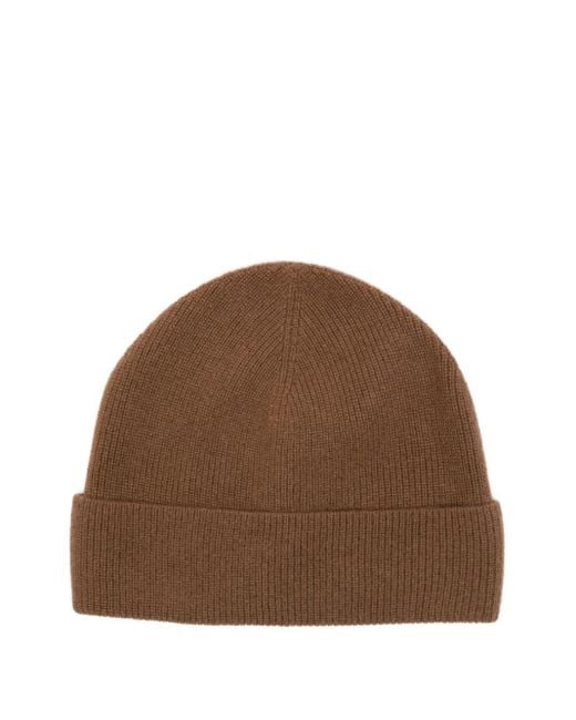 Berretto Con Risvolto di Sandro in Brown da Uomo