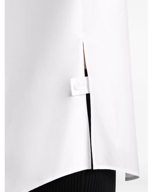 Courreges Shirt Met Opgestikte Zak in het White