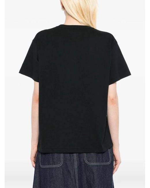 SPORT b. by agnès b. Black Danity Flower Dino T-Shirt