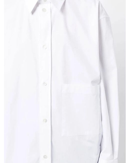 Rohe White Oversized Cotton Shirt