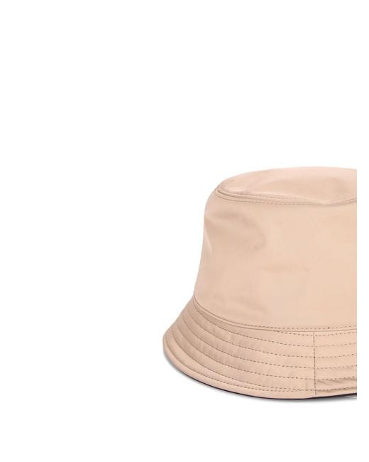 Moncler Natural Logo-Patch Bucket Hat