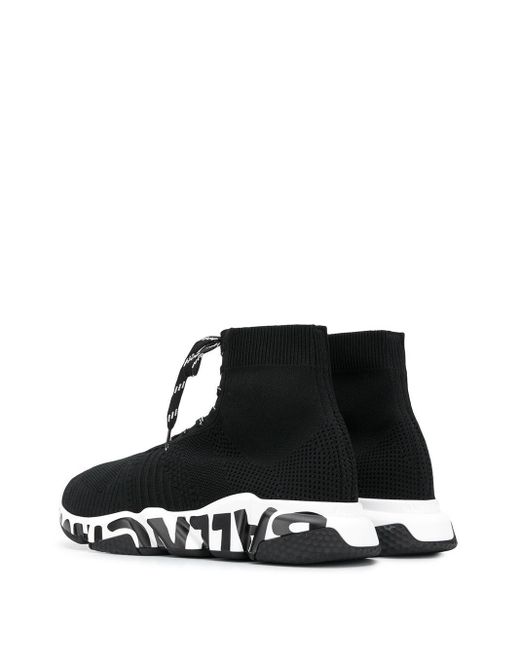 balenciaga sock shoes mens black