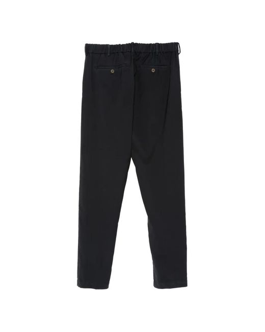 Myths Black Drawstring Trousers for men