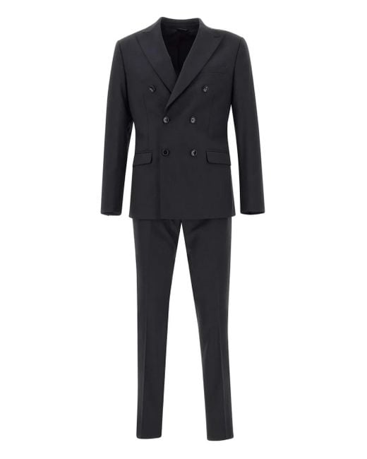 Traje con doble botonadura Emanuel Ungaro de hombre de color Black