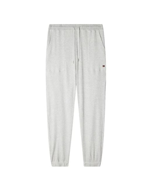 Paul Smith White Waffle-Knit Drawstring Track Pants for men