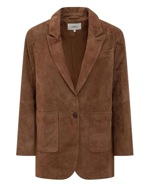 Ba&sh Brown Mosty Jacke