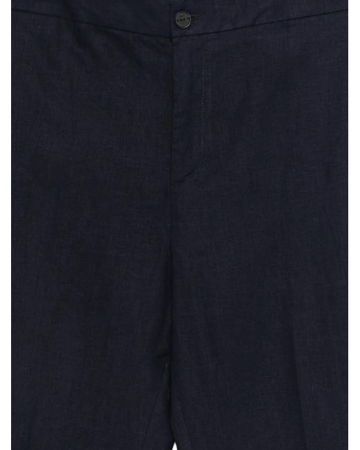 Hevò Blue Elasticated-Waist Trousers for men