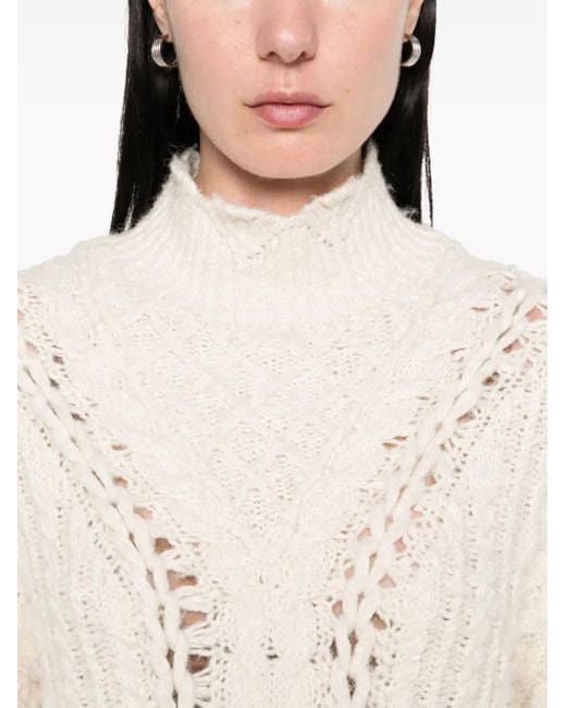 Isabel Marant Natural Strickpullover