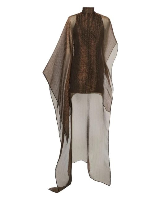 ‎Taller Marmo Dallas Mini-Tuniek Met Hoge Hals in het Brown