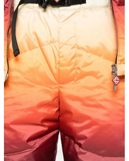 Casablanca Blue Ombré-Print Padded Trousers for men