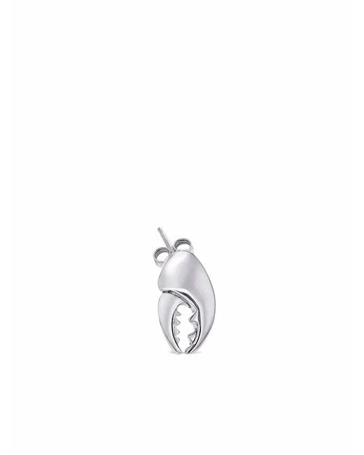 True Rocks White Crab Claw Stud Earring