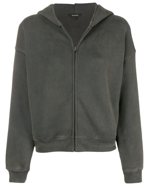 Yeezy Gray Season 6 Zip-up Hoodie