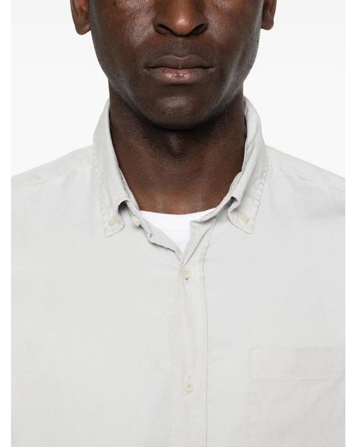 Ecoalf White Antejo Button-Up Shirt for men