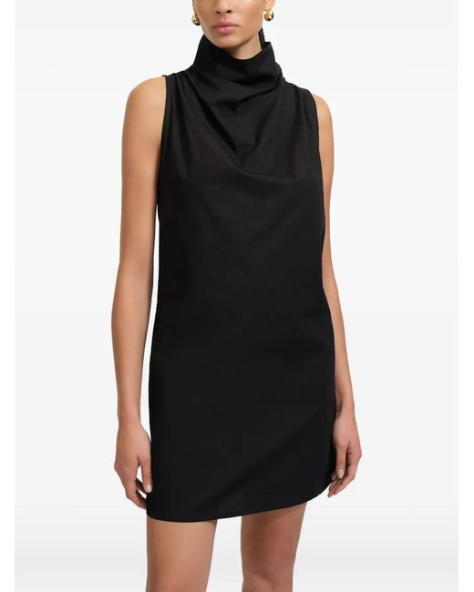MARCELLA Black Robe Minna À Coupe Courte