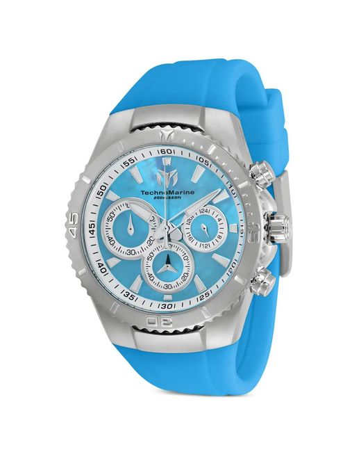 TechnoMarine Blue Sea Manta Chronograph 40Mm Watch