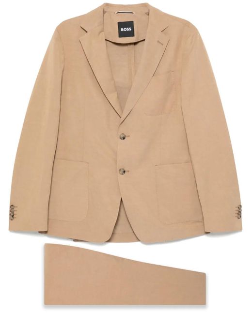 Boss Natural Single-Breasted Suit for men
