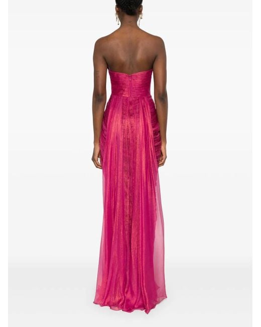 IRIS SERBAN Pink Ines Maxikleid