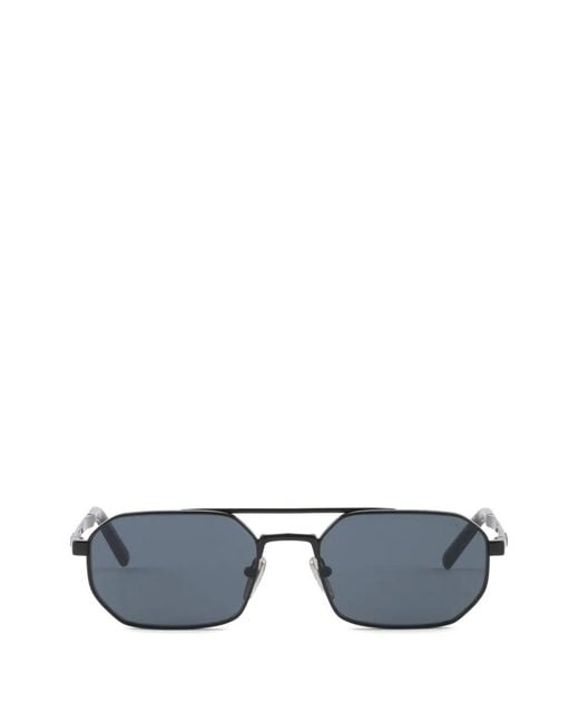 Prada Blue Sunglasses With Logo for men