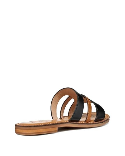 Geox Brown Maddalusia C Multi-Strap Flip-Flops